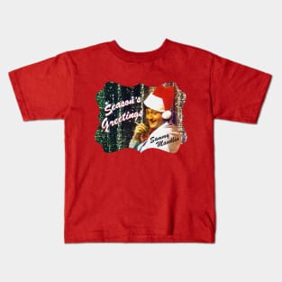 Sammy Maudlin Season's Greetings SCTV Kids T-Shirt